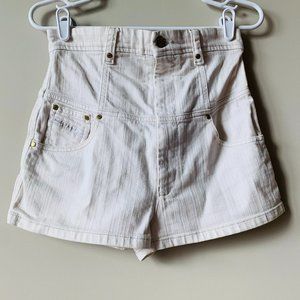 [Moving Sale]Diesel High Waist Denim Short in White